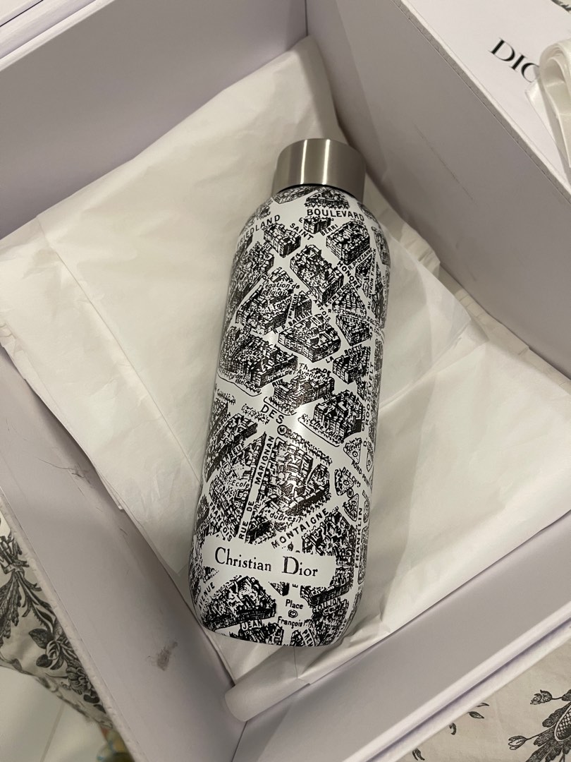 Dior Water Bottle Plan de Paris (Limited Edition), Luxury, Accessories