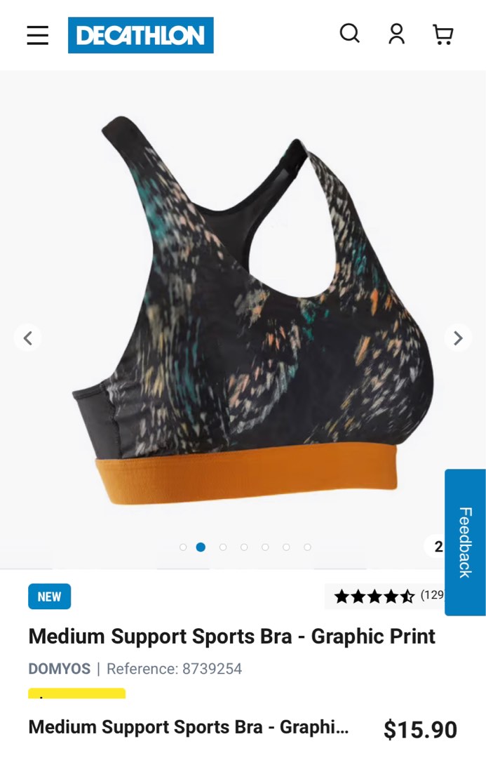 Domyos Sports Bra XS (Brand New with tag), Women's Fashion, Activewear on  Carousell