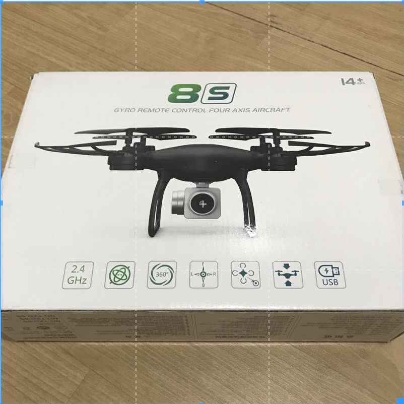 Gyro remote control four clearance axis aircraft 8s