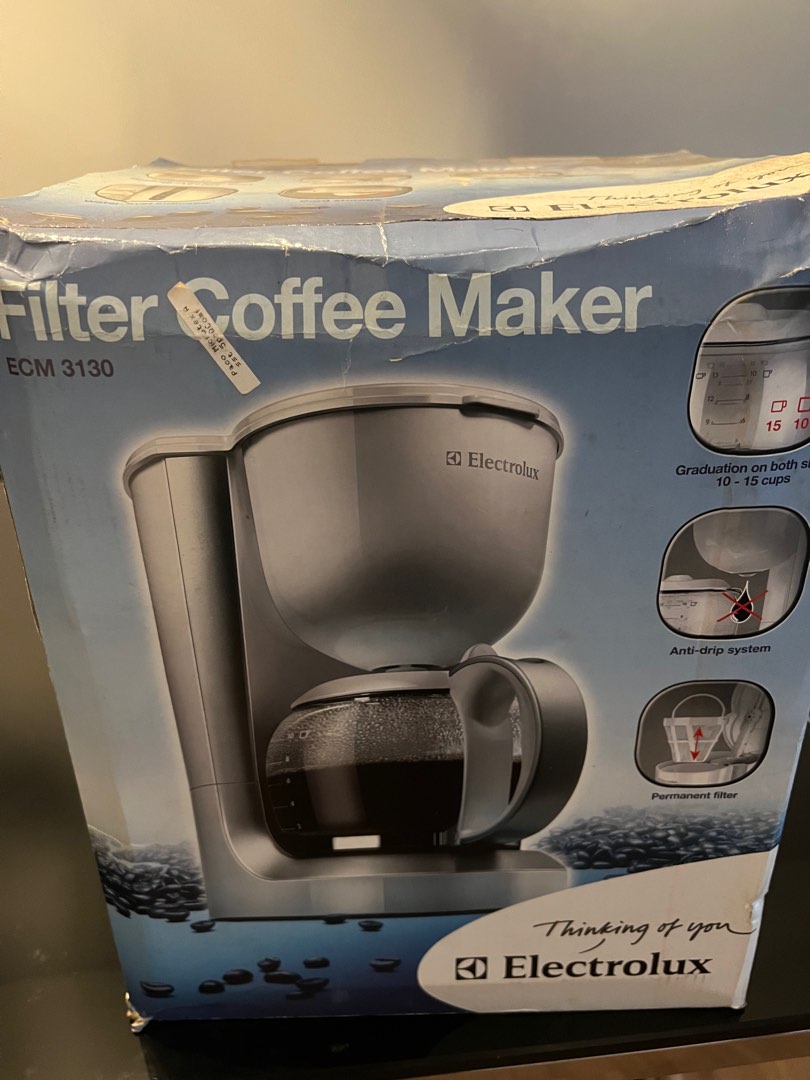 Electrolux Coffee Maker ECM 3130 (BNIB with free delivery), TV & Home