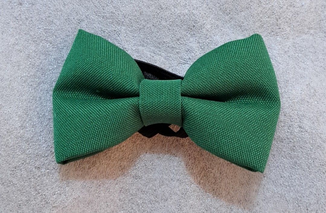 Emerald Green Bow Tie for Kids (Category: Babies & Kids Fashion) located in Quezon City. Submitted by superrandomthings (Listing ID 1226919281, Image 1). Description: Supposedly for wedding ceremony but because of pandemic, had an intimate wedding instead, hence, these were not used at all. Php 34 for each bow tie.