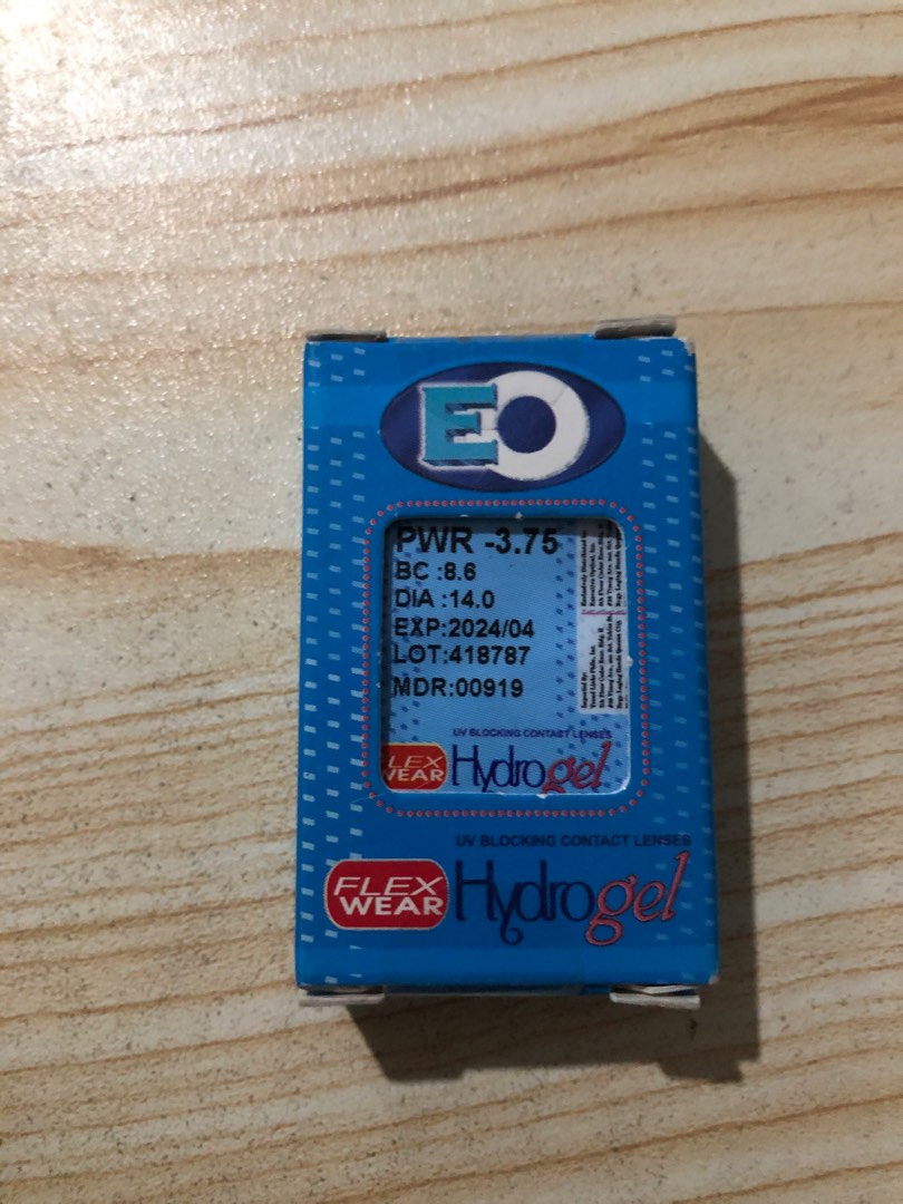 EO monthly contact lens 375 grade, Beauty & Personal Care, Vision Care