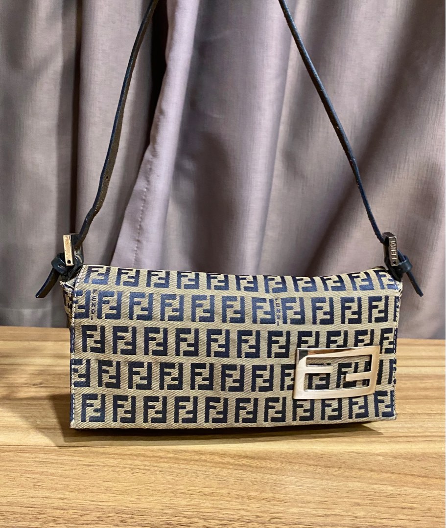Fendi monogram shop baguette bag