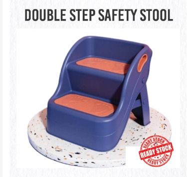 Foldable Kids 2-Step Stools Kids Bathroom Stepping Stool Toilet Potty ...