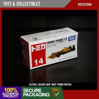 Formula Renault 3.5 (Takara Tomy Tomica #14) Limited First Edition Special Color Yellow - New/Sealed/Non-Mint Box