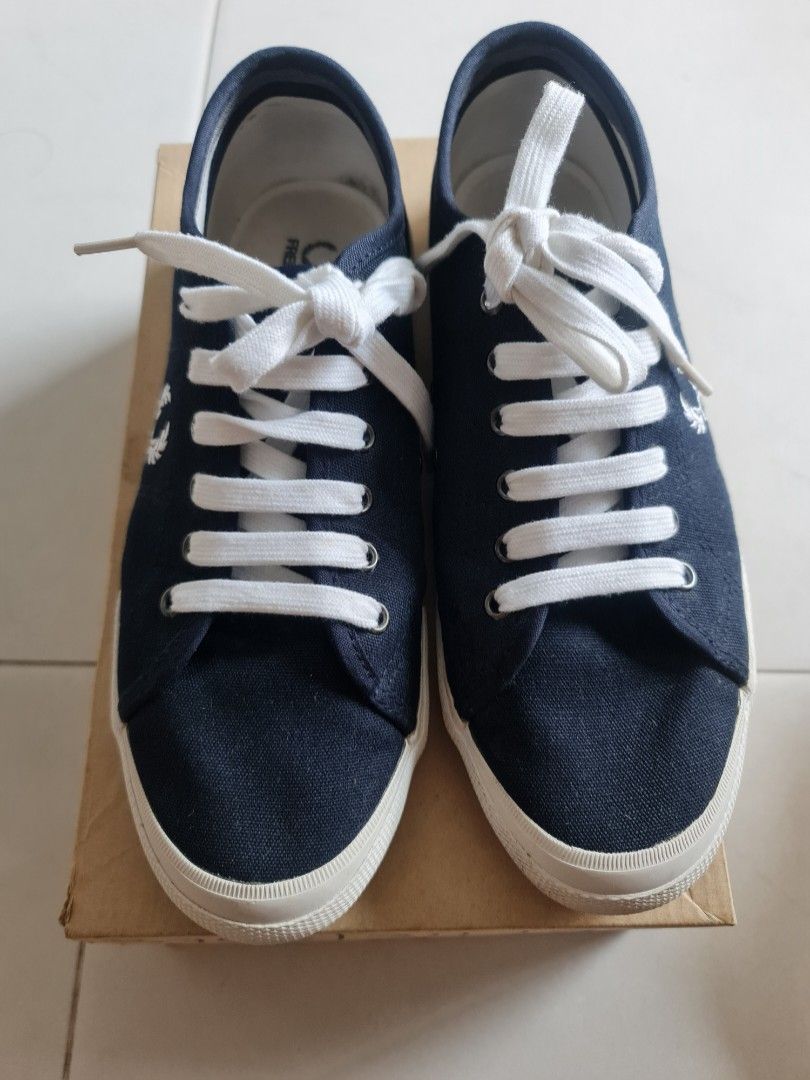 Fred perry clearance navy shoes