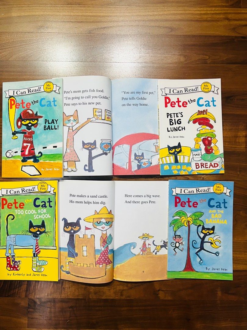 Free Postage Pete The Cat I Can Read Books 6 My First Reading Books free postage pete the cat i can read books 6 my first reading books