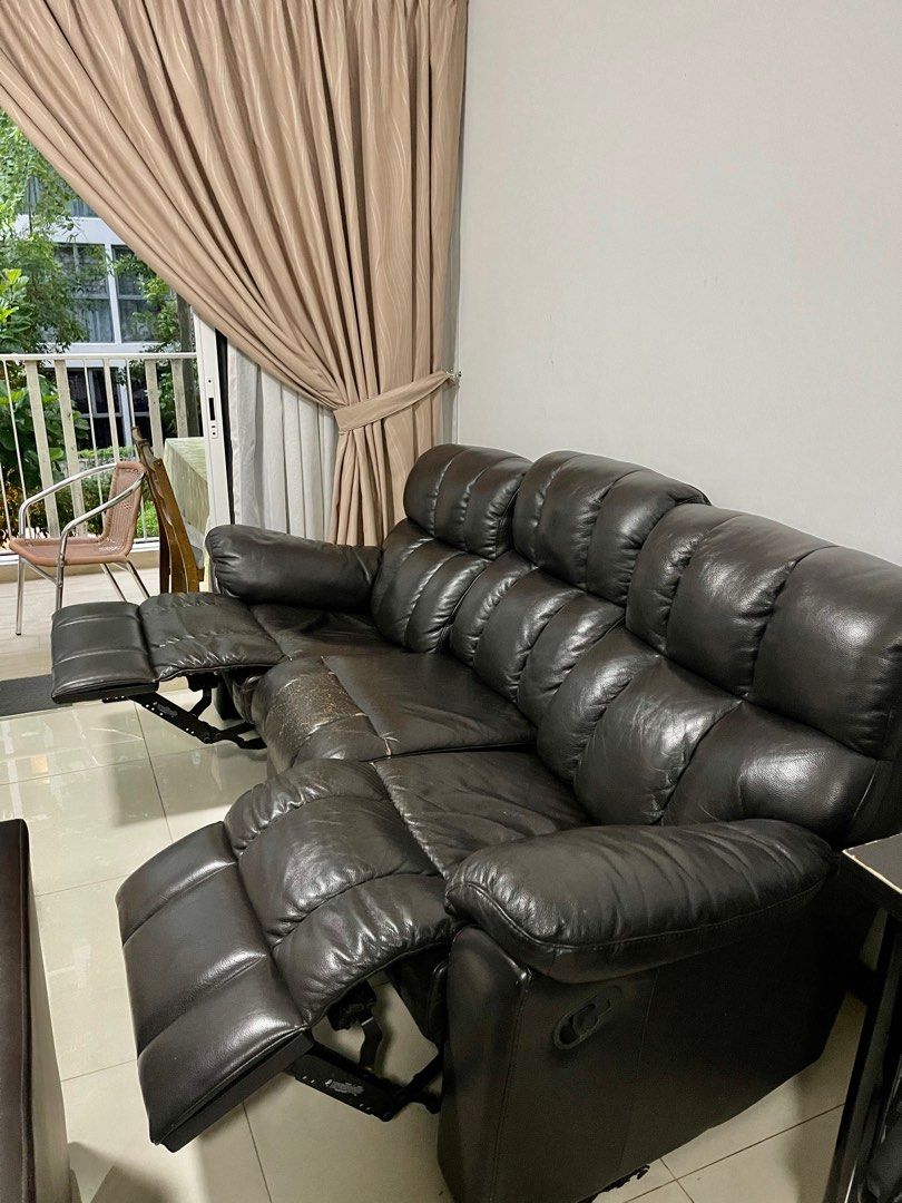 FREE Recliner Sofa, Furniture & Home Living, Furniture, Sofas on Carousell