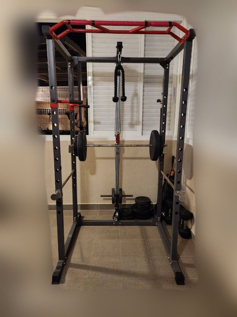 FULL POWER RACK FOR SALE Sports Equipment Exercise Fitness