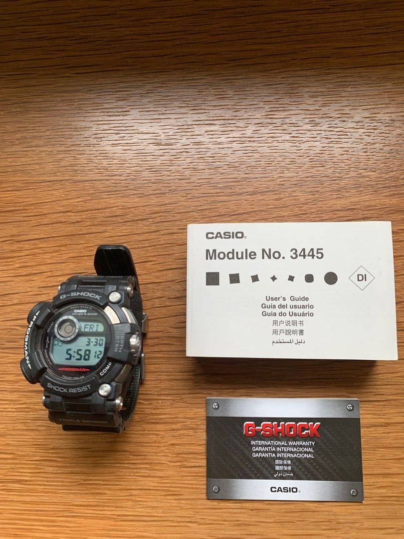 G shock clearance frogman 3445