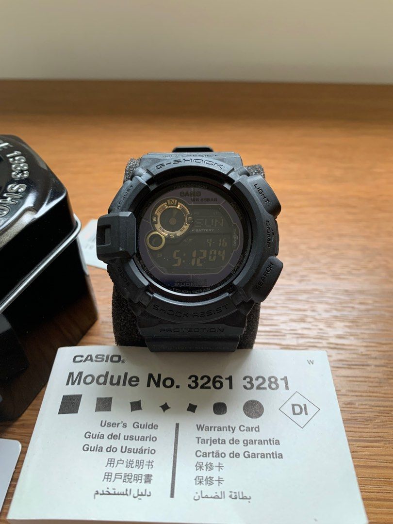 G-SHOCK MUDMAN 3281 腕時計 CASIO Casio G-Shock G-9300GB M 3281 Quartz World Time Mudman Men's