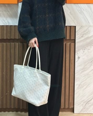 Goyard Artois Green PM Tote Bag. With initials HRA, Luxury, Bags & Wallets  on Carousell