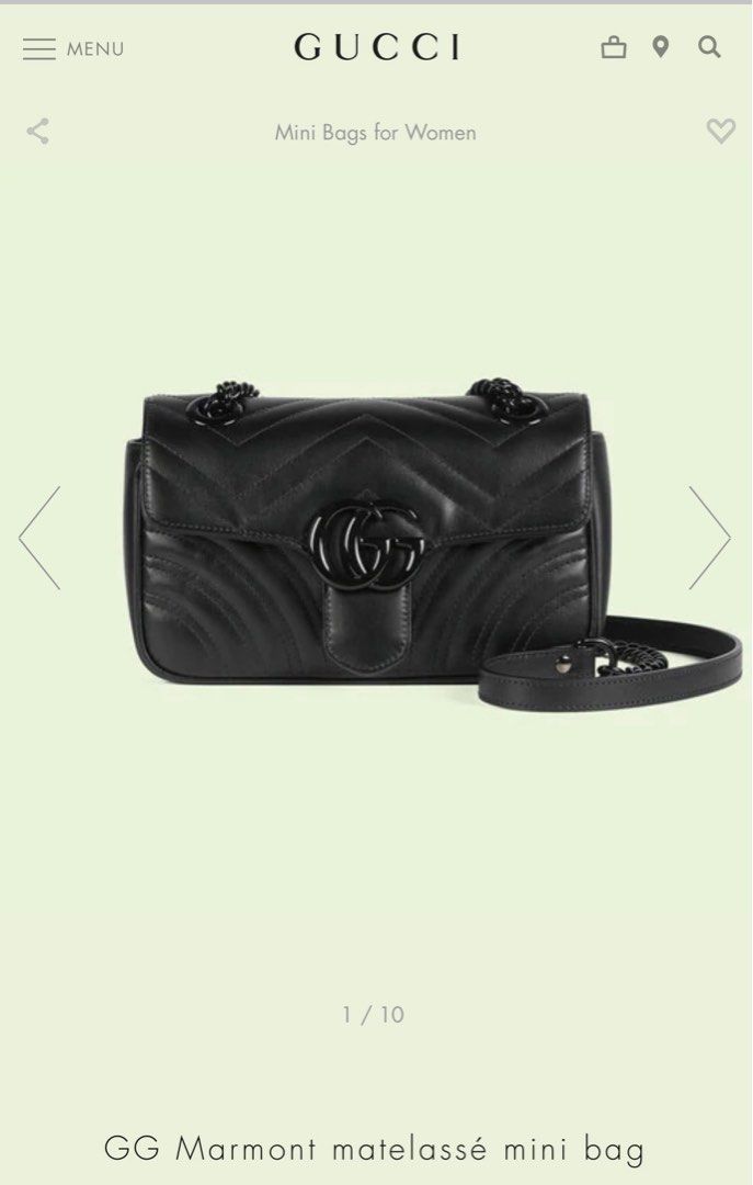 Gg marmont leather top handle mini bag cheap