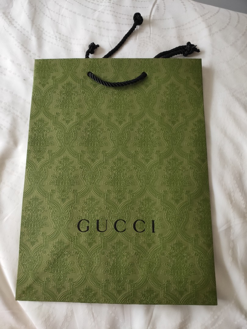 Gucci Paper Bag, Women's Fashion, Watches & Accessories, Other ...