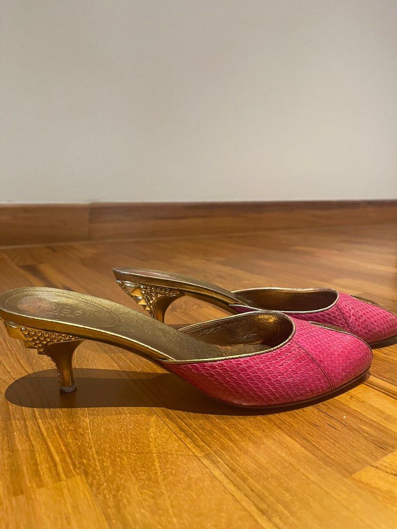 Gucci 2025 snakeskin heels