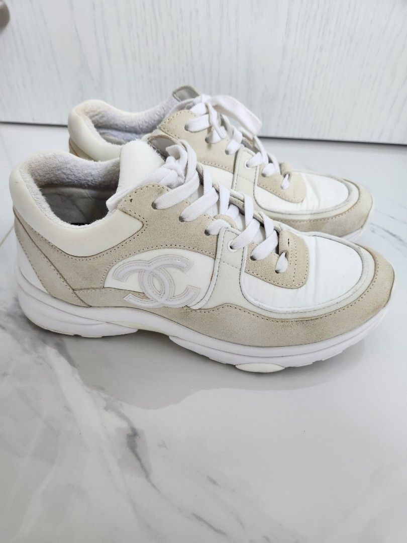 White sneakers deals chanel
