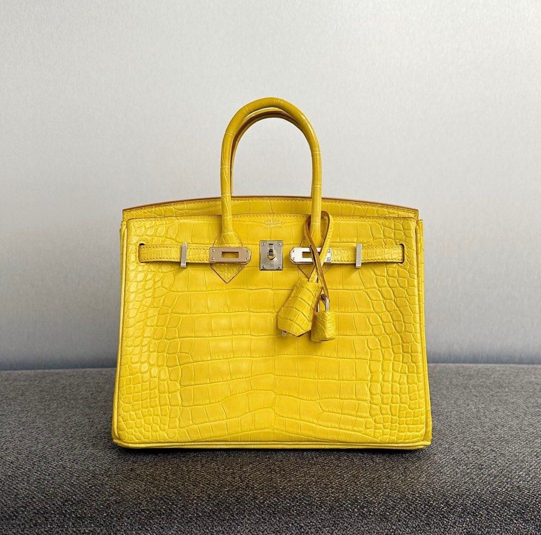 Birkin 30 Matte Alligator Mimosa