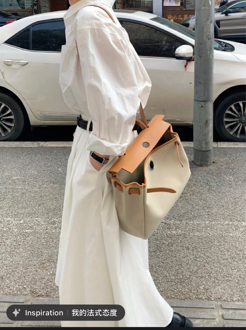 Hermes herbag discount street style