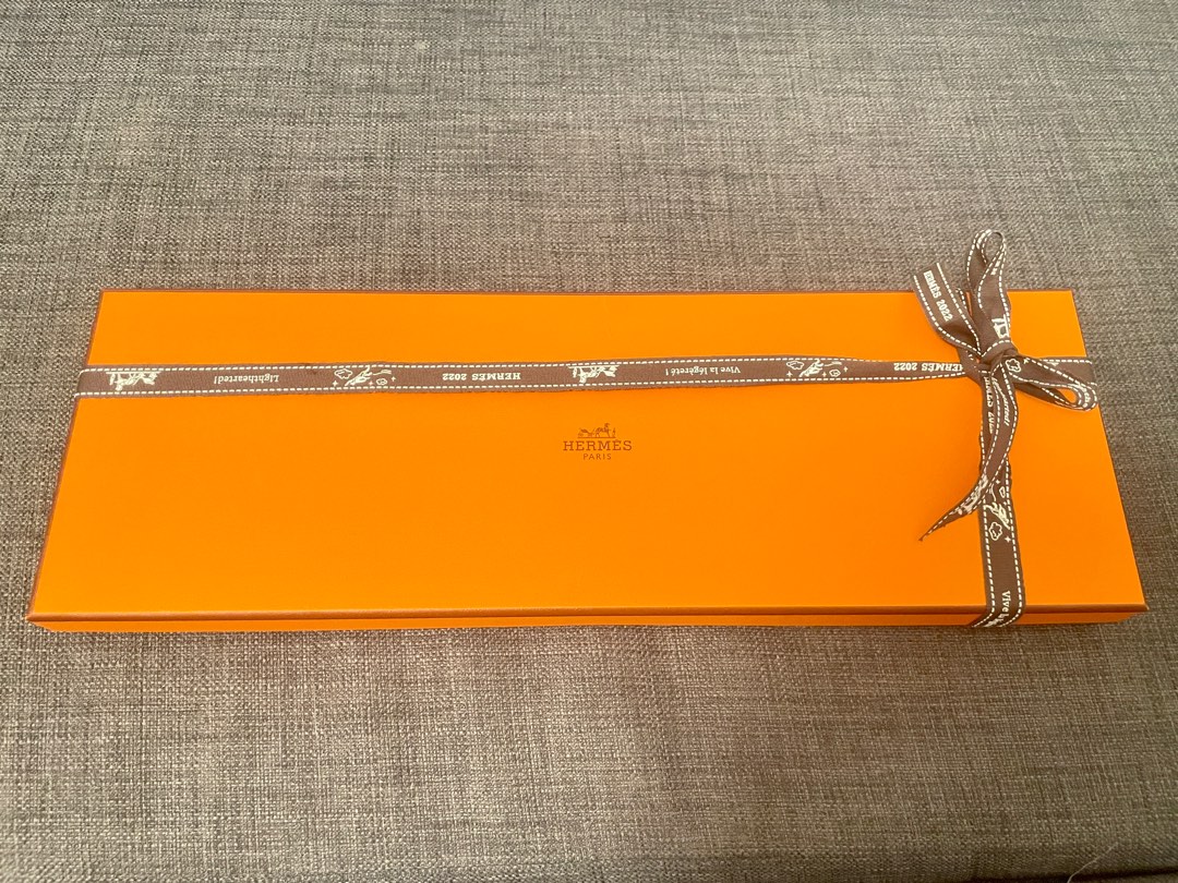 Hermes Tie Box, Luxury, Accessories on Carousell