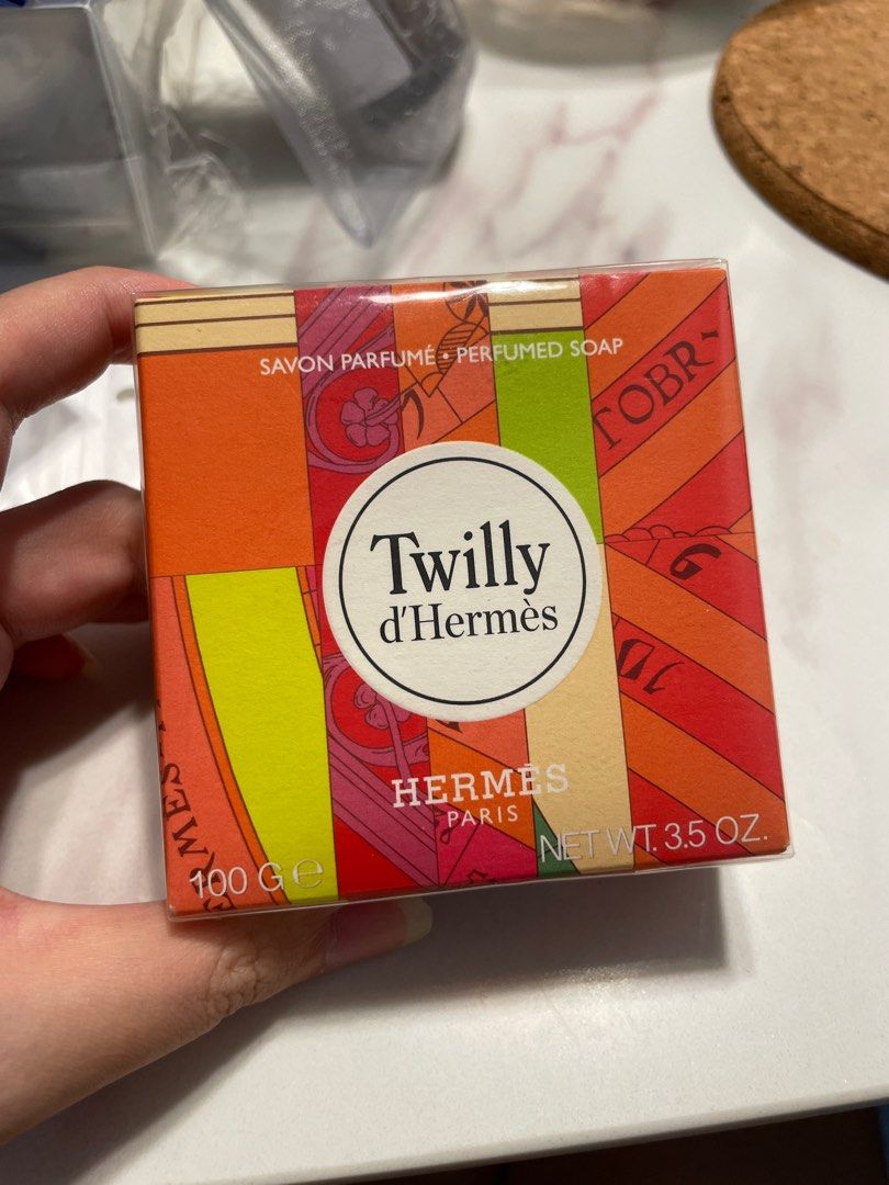 Hermes store twilly soap