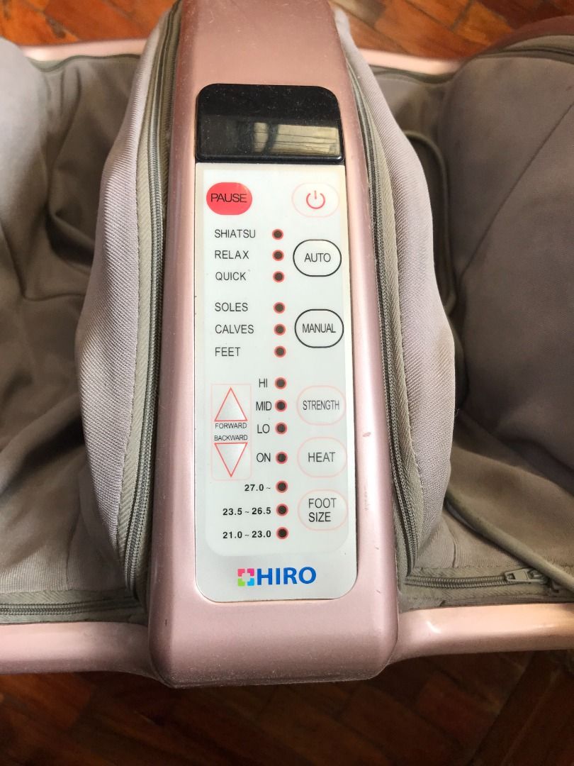 HIRO Hi Leg Massager (Category: Massage Devices) located in Mandaluyong City. Submitted by olrac45 (Listing ID 1226910697, Image 3). Description: For Sale: HIRO Hi Leg Massager Still in Good condition. You can test all you want upon meetup or I can send an actual video demo of the unit. Location: Mandaluyong Shaw Blvd Thanks for viewing!.