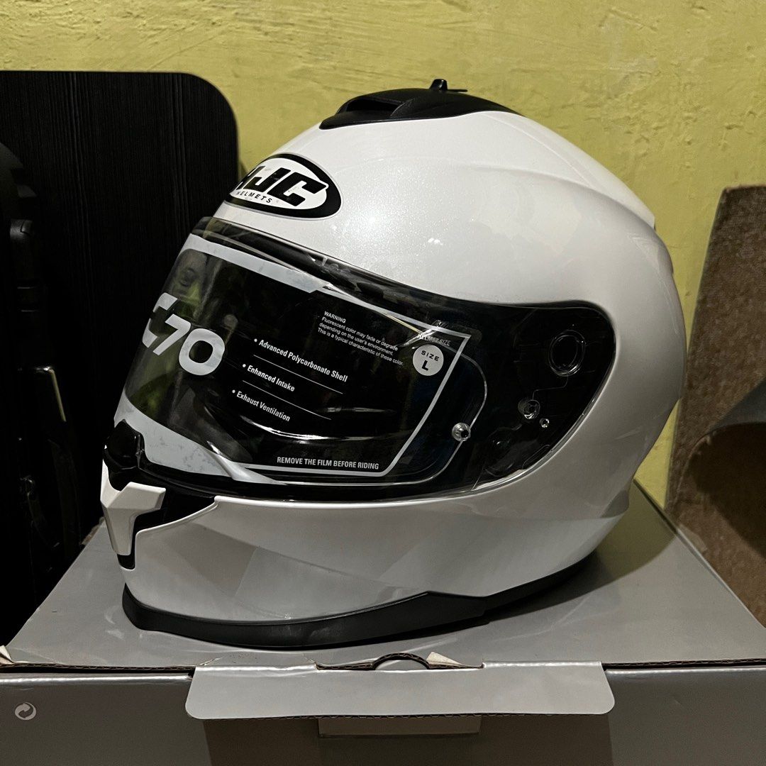 Hjc c70 shop white