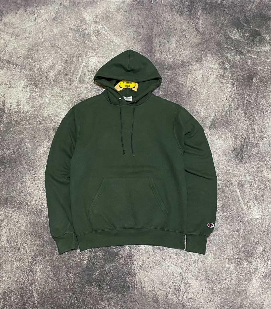 Hoodie Champion Basic Fesyen Pria Pakaian Atasan di Carousell