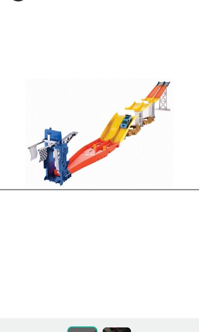 Hot wheels super start sale jump race track set