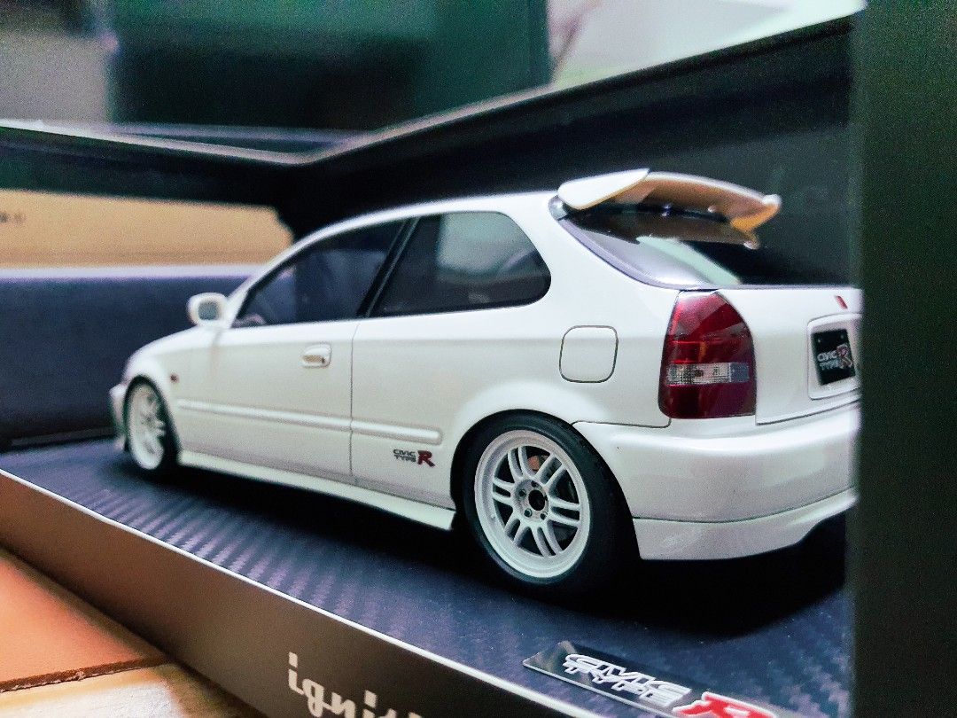 IG2673 HONDA CIVIC EK9 TYPE R WHITE IGNITION MODEL, Hobbies & Toys