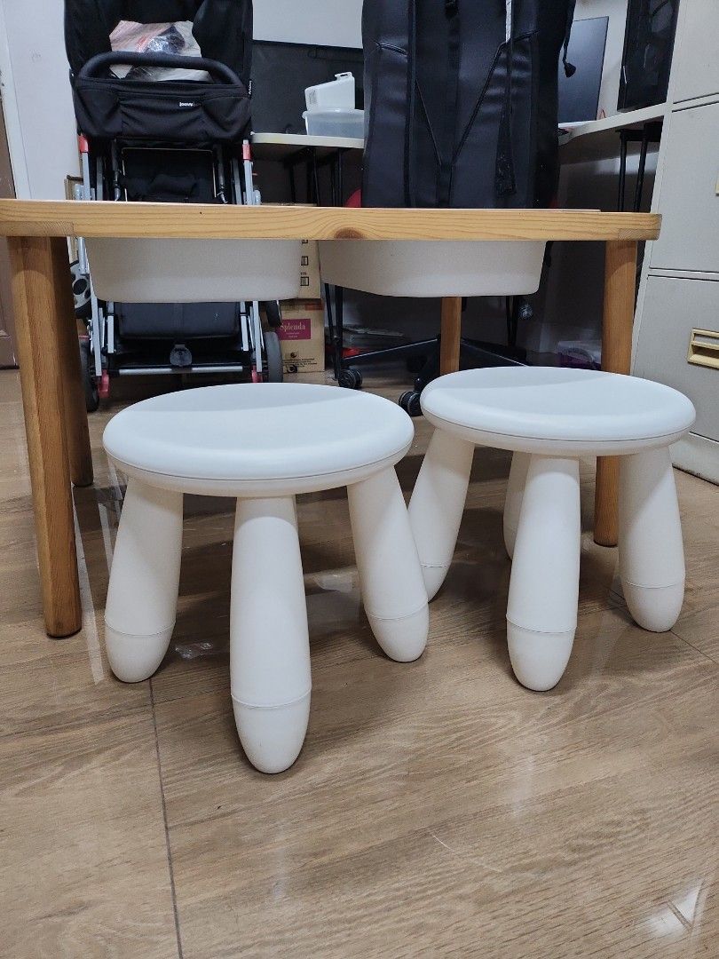 Ikea Flisat sensory table with 2 trofast bins and 2 mammut stools