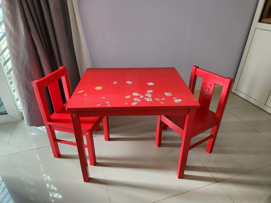 Ikea kritter table and chairs top