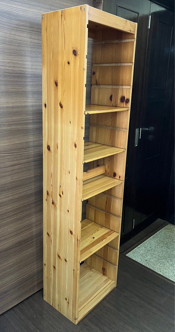 Ikea Solid Wood Bookshelf, Furniture & Home Living, Furniture, Shelves
