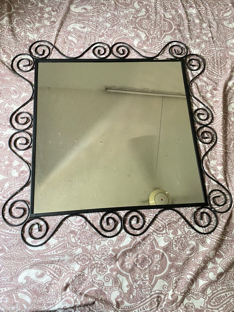 Ikea vintage mirror noresund, Furniture & Home Living, Home Decor