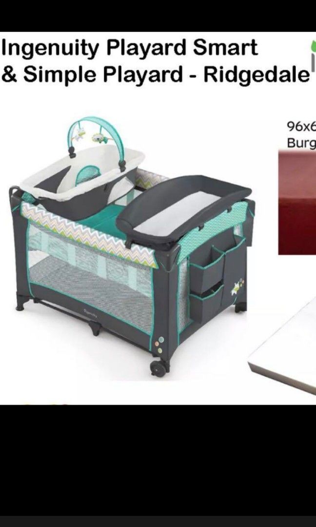 Ingenuity play pen / cot, Babies & Kids, Baby Nursery & Kids Furniture