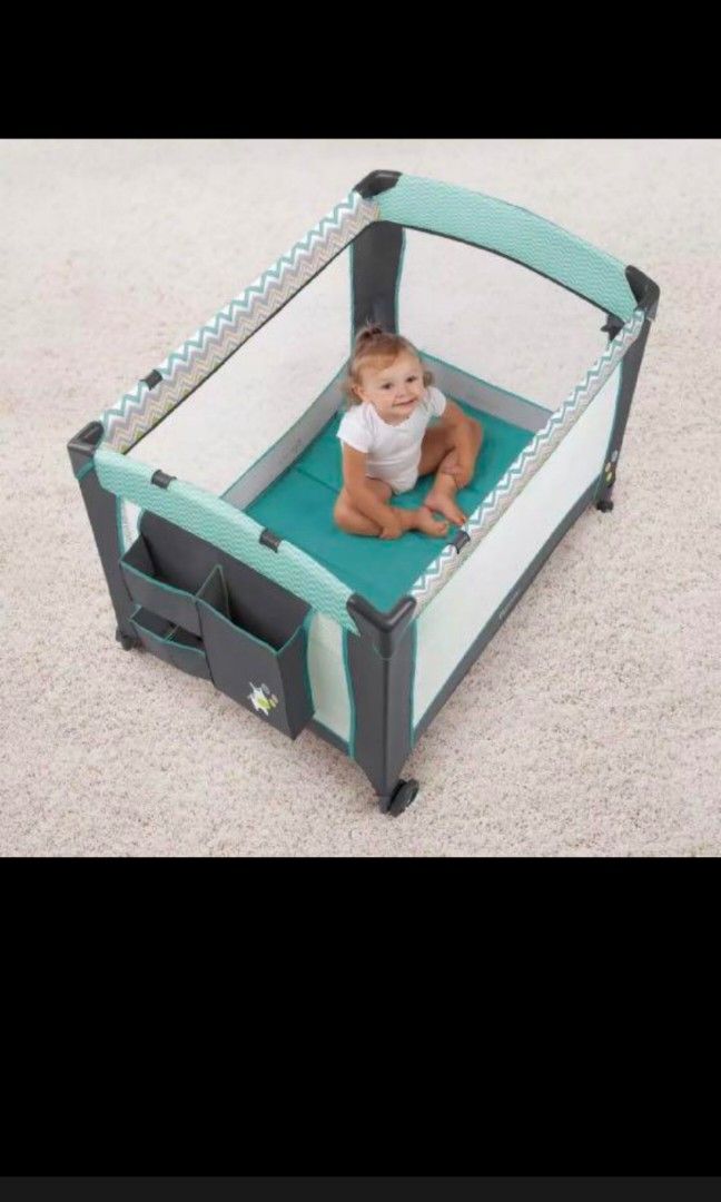 Ingenuity play pen / cot, Babies & Kids, Baby Nursery & Kids Furniture, Cots & Cribs on Carousell