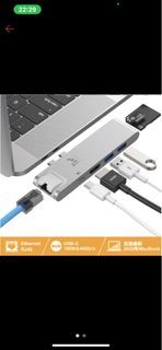 innowatt DOCK NET RJ45網路孔4K HDMI Type-C hub 多功能充電傳輸集線器