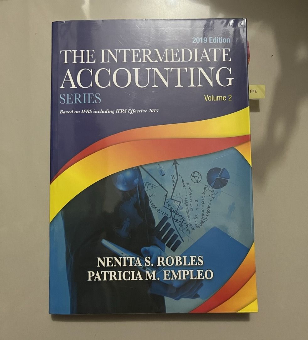 Intermediate Accounting Vol. 2 2019 ed. - Robles & Empleo (Category: Textbooks) located in Manila. Submitted by allydenise (Listing ID 1227050754, Image 1). Description: has pencil marks sf to be shouldered by buyer mode of payment: gcash or bdo meetup: near pup mode of delivery: j&t, lalamove, grab.