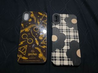 Iphone XS Max casetify harry potter / black floral / softcase hardcase MURAH