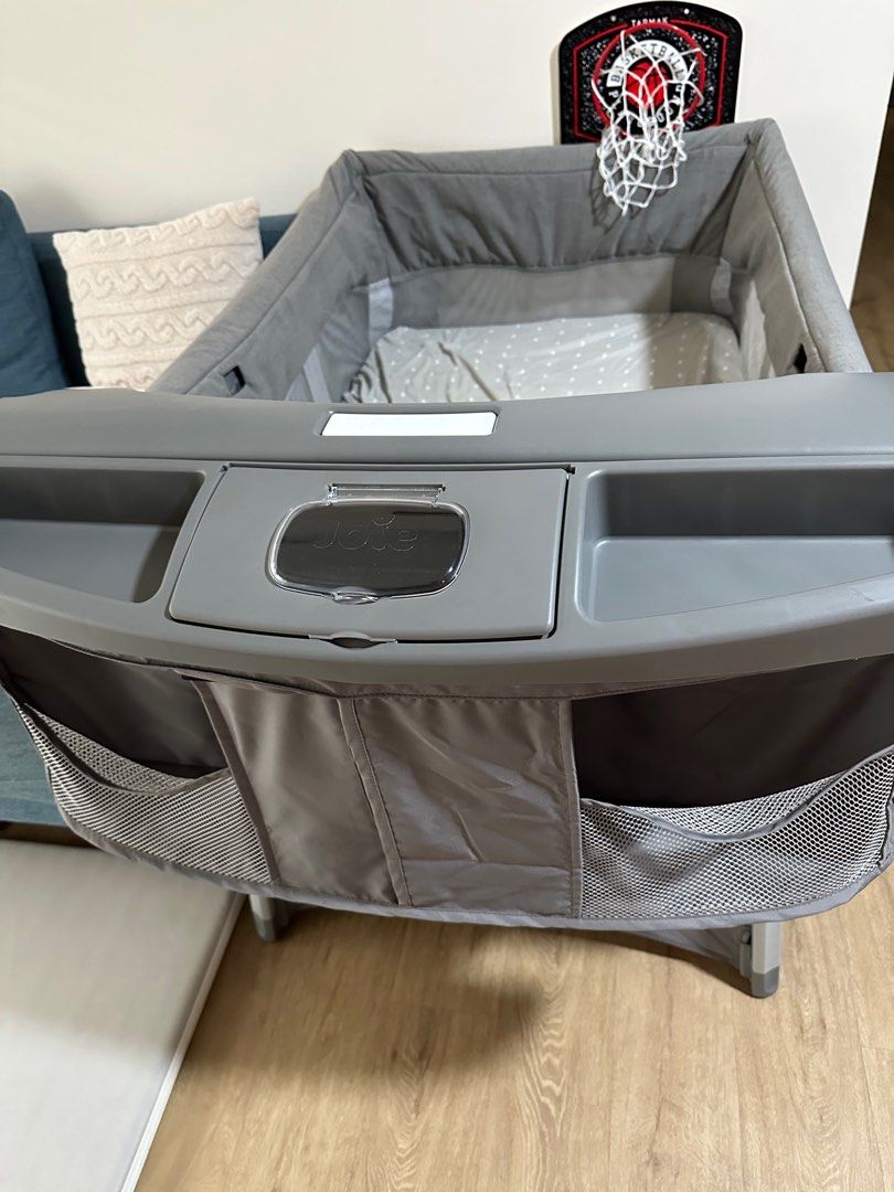 Joie illusion travel cot with mattress, Babies & Kids, Baby Nursery