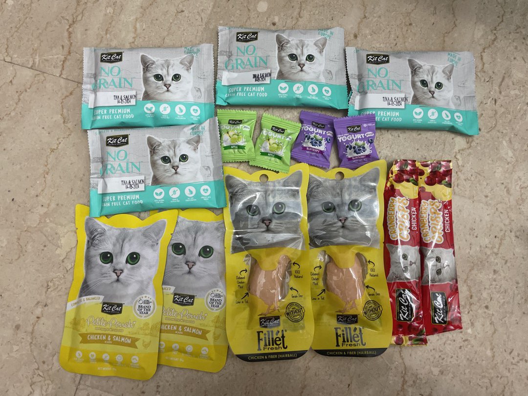 Kit Cat Fillet Fresh Tuna and Fiber (Hairball) - Kit Cat International Pte  Ltd