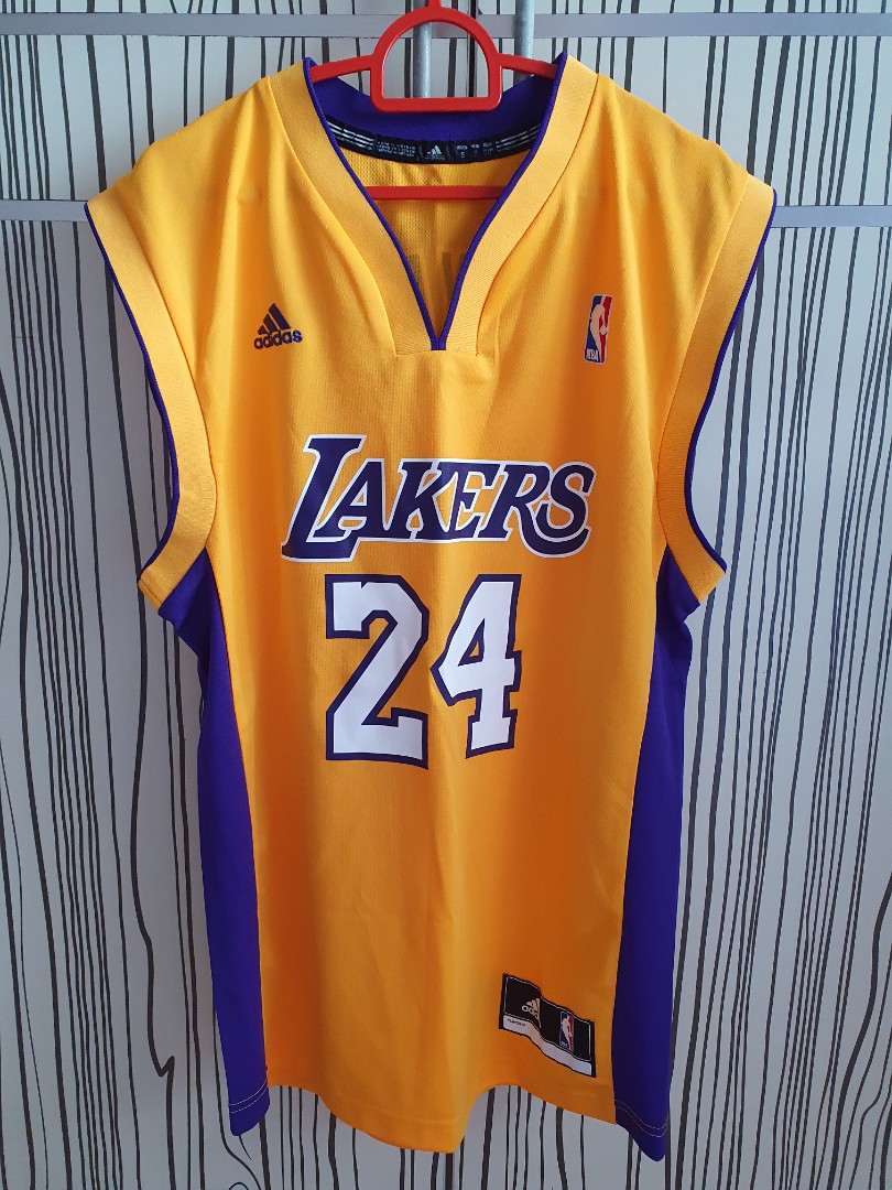 Rare Adidas kobe bryant jersey purple sz xL brandnew, Men's Fashion,  Activewear on Carousell