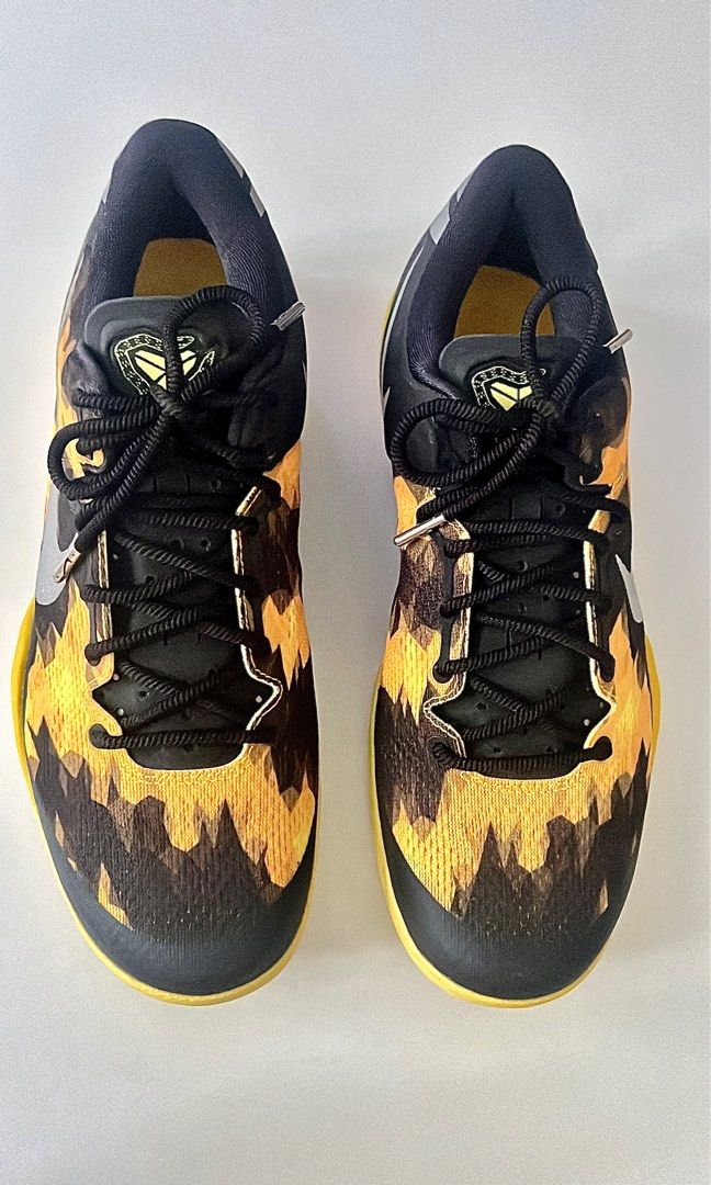 Kobe 8 black hot sale and yellow