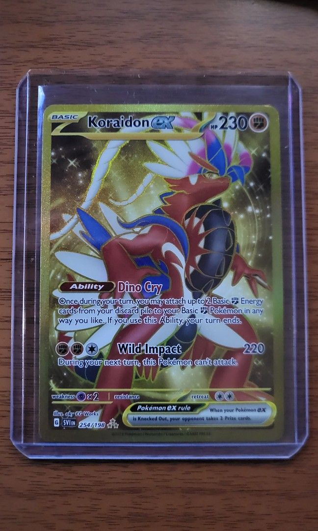 Koraidon EX 254/198 Secret Gold