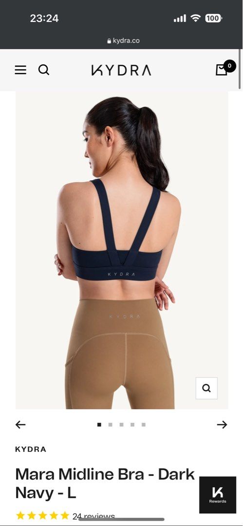 Kydra Valora Midline Bra, Women's Fashion, Activewear on Carousell