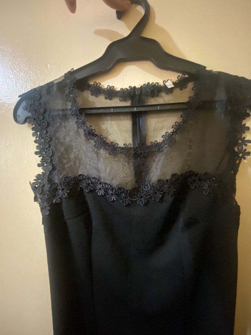 Lace top black dress (Category: Dresses) located in Manila. Submitted by ddaaaaaa (Listing ID 1226984145, Image 2). Description: .