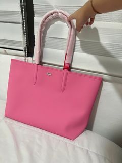 Lacoste Reversible Pink Tote Bag