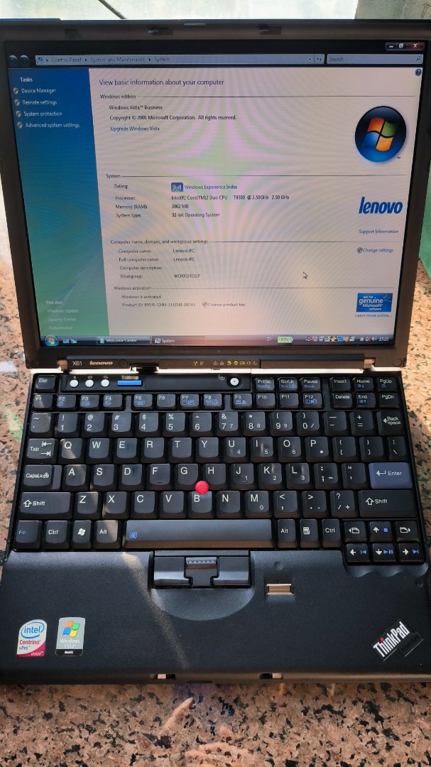 Lenovo ThinkPad X61 12.1
