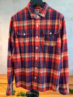 LEVIS - Flannel Plaid Long Sleeves shirt  SALE!