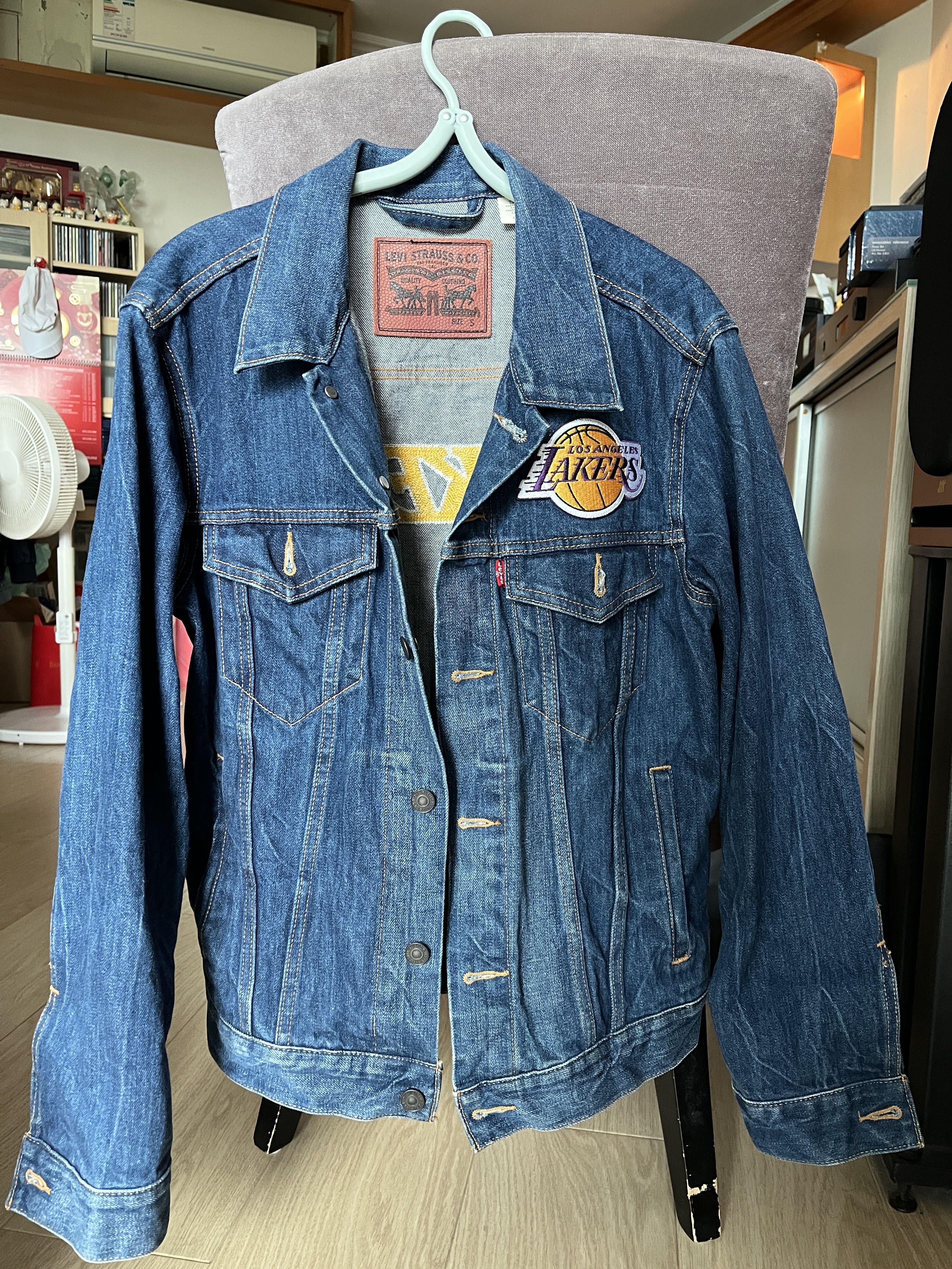 Lakers denim jacket new arrivals