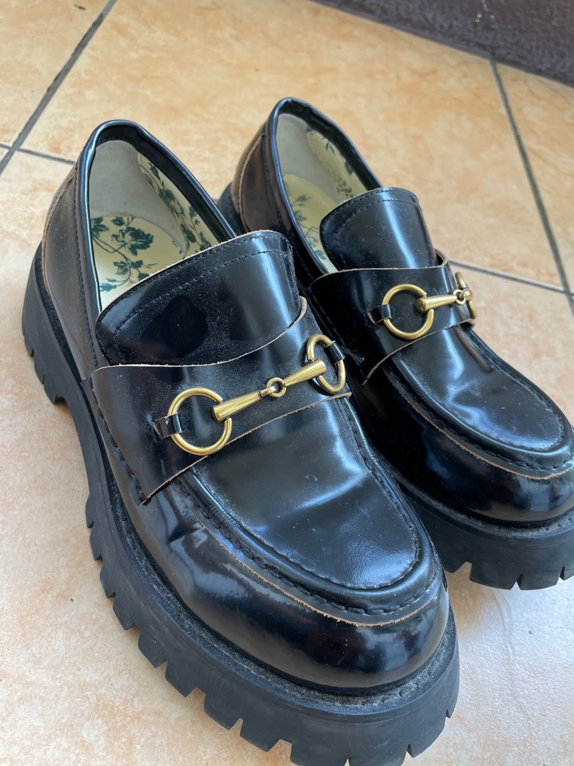 platform oxford loafers